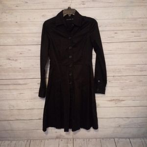 The Limited Women's Dress Size 4 Button Down Black
